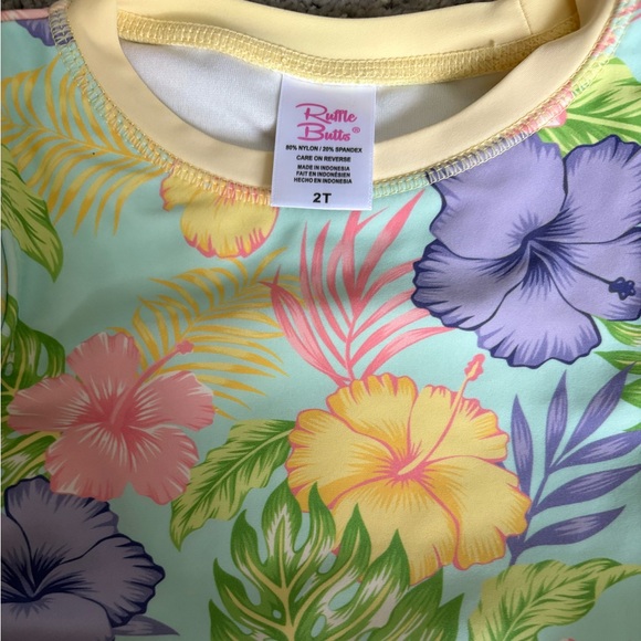 Floral Ruffle Swimsuit Set - Picture 3 of 3